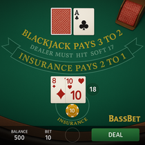 BassBet - Blackjack Table Game - Classic Casino