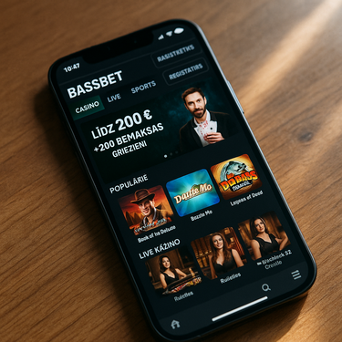 BassBet Casino Mobile Interface - Responsive Gaming on the Go